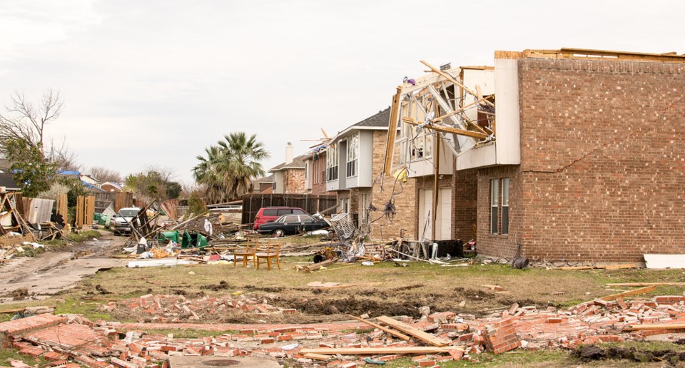 Tornado Dallas December Garland