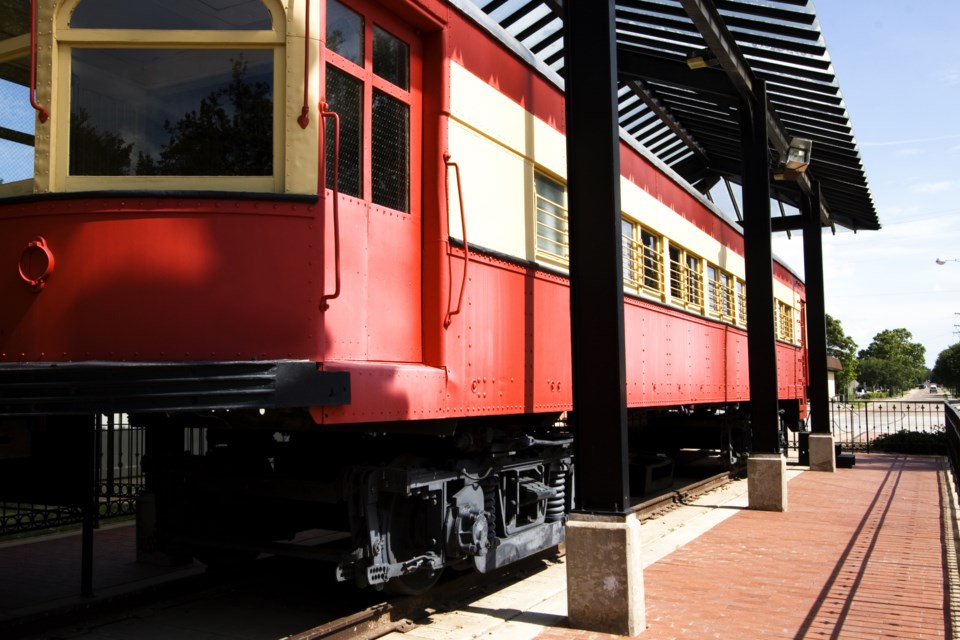 historic downtown plano train traincar