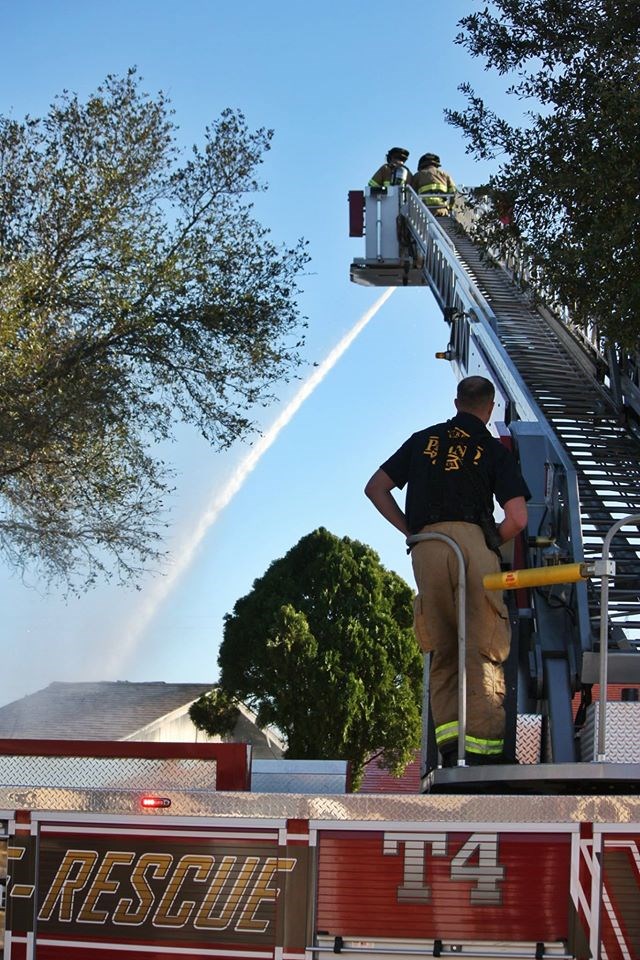 House Fire Plano Fire Department Firefighters