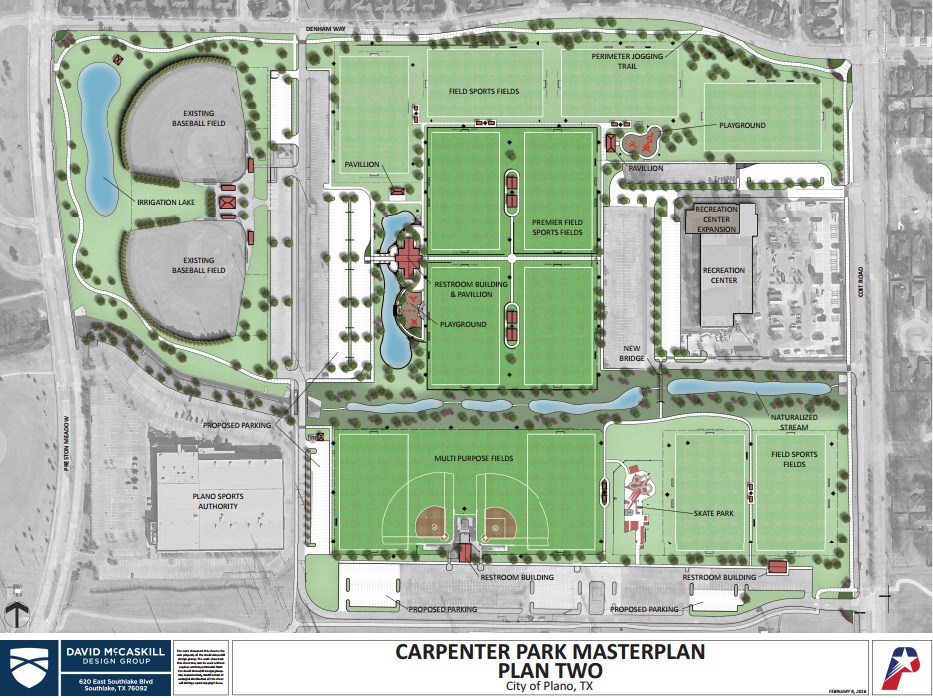 Skatepark plan two location