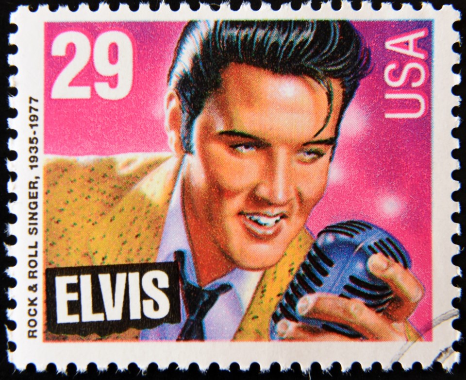 elvis presley stamp rock