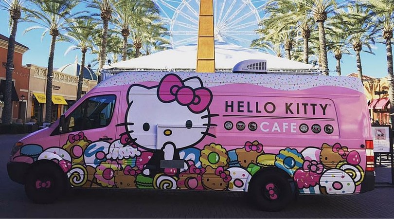 hello kitty food truck