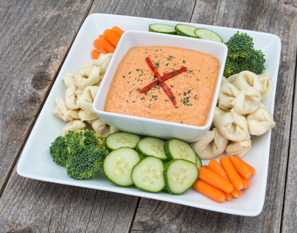 Recipe, roasted red pepper dip