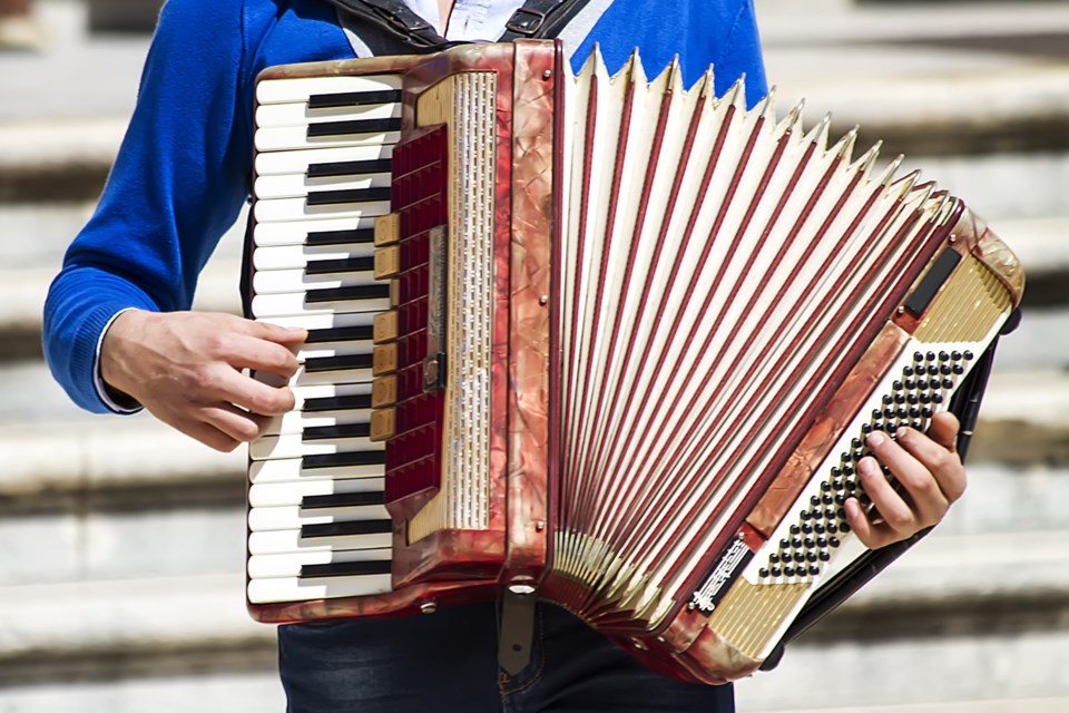 accordion play instrument