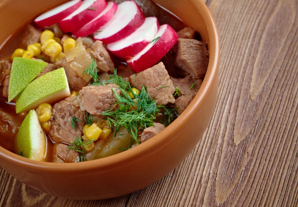 mexican dish food pozole