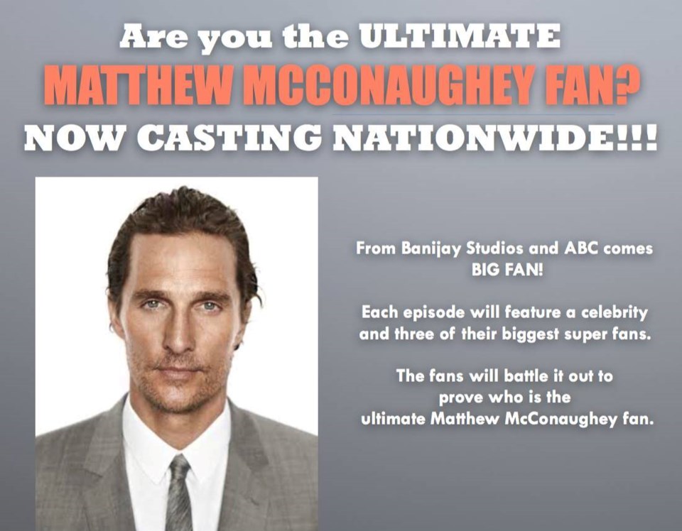 big fan matthew mcconaughey abc