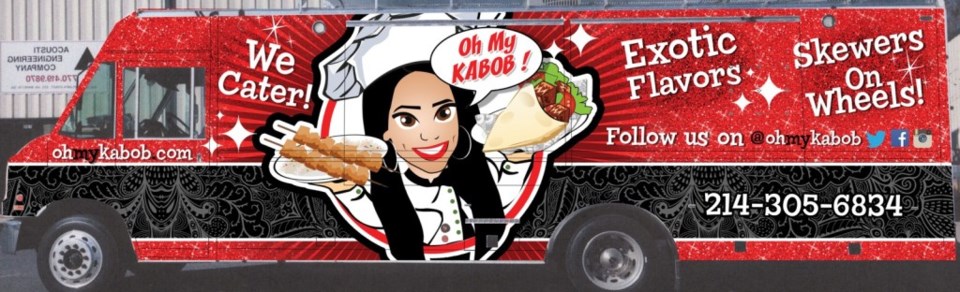 kabob rendering food truck