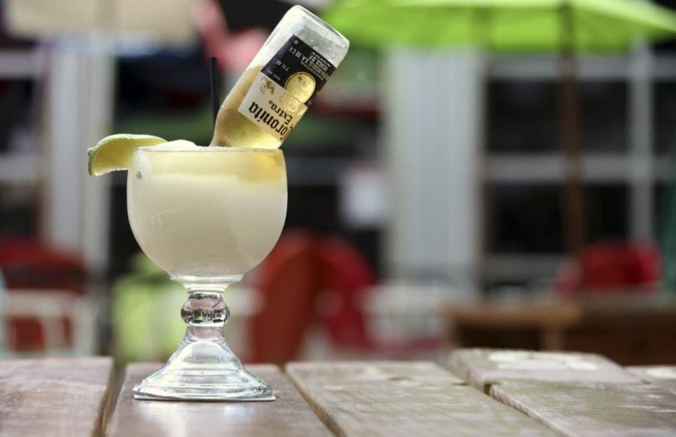 Cinco de Mayo in Plano at Katy trail Outpost for margaritas and beer