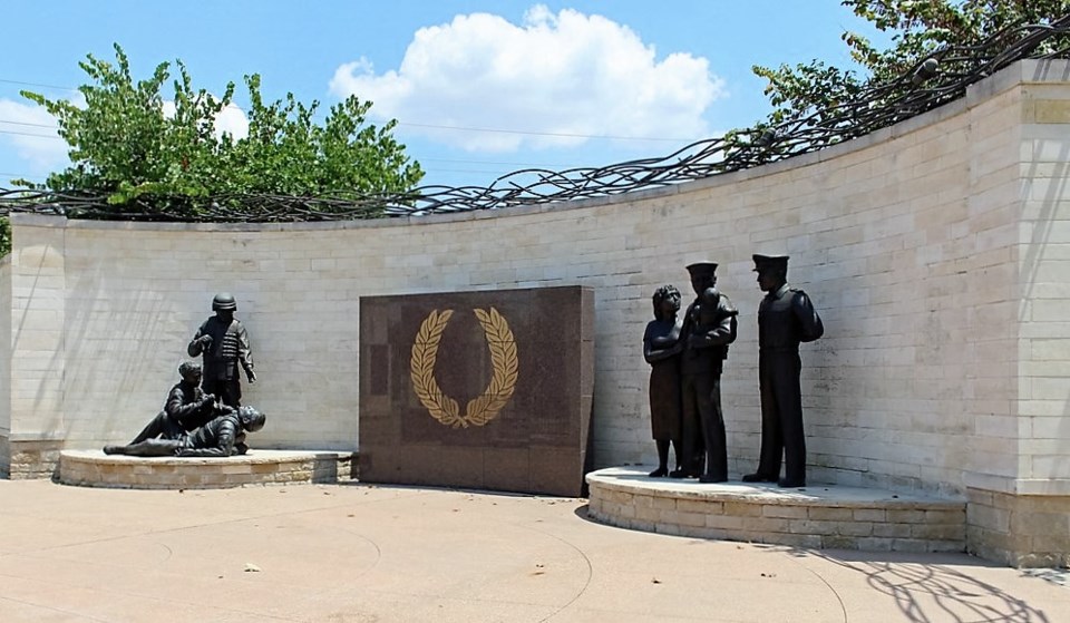 Memorial Park ceremony in Plano Memorial Day