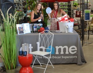 Whitney and Ashley Turner At Home Patriotic Patio