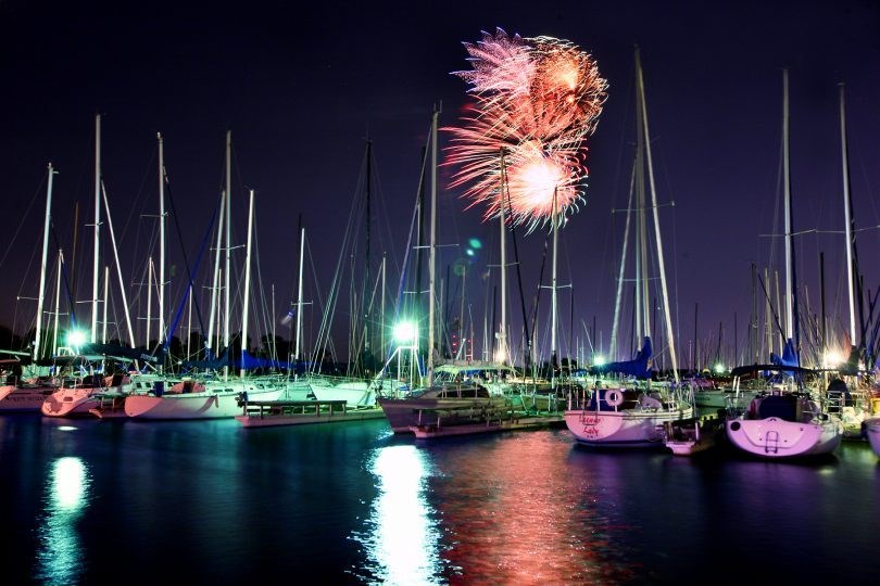 Lake Fireworks Grapevine Tx lakes boating local summer fun