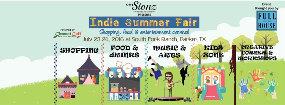 Indie summer fair southfork ranch plano texas summer festival