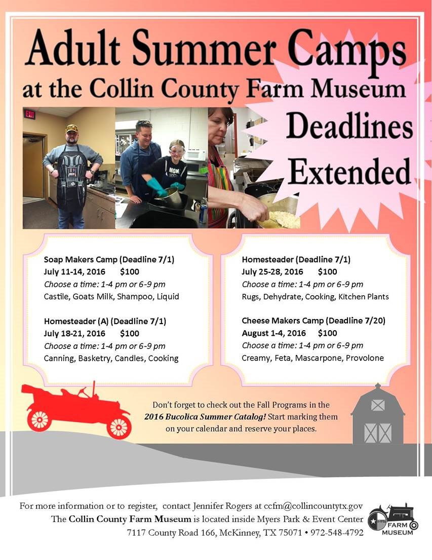 Collin County adult summer camps