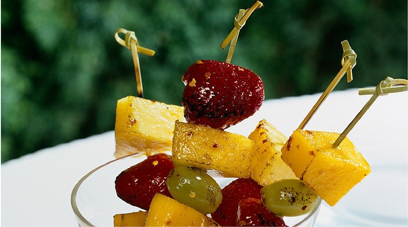 recipe grilled fruit skewer kabob