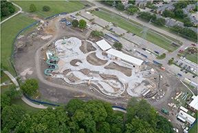 Plano's Jack Carter Pool construction