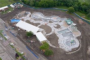 Plano's Jack Carter Pool construction