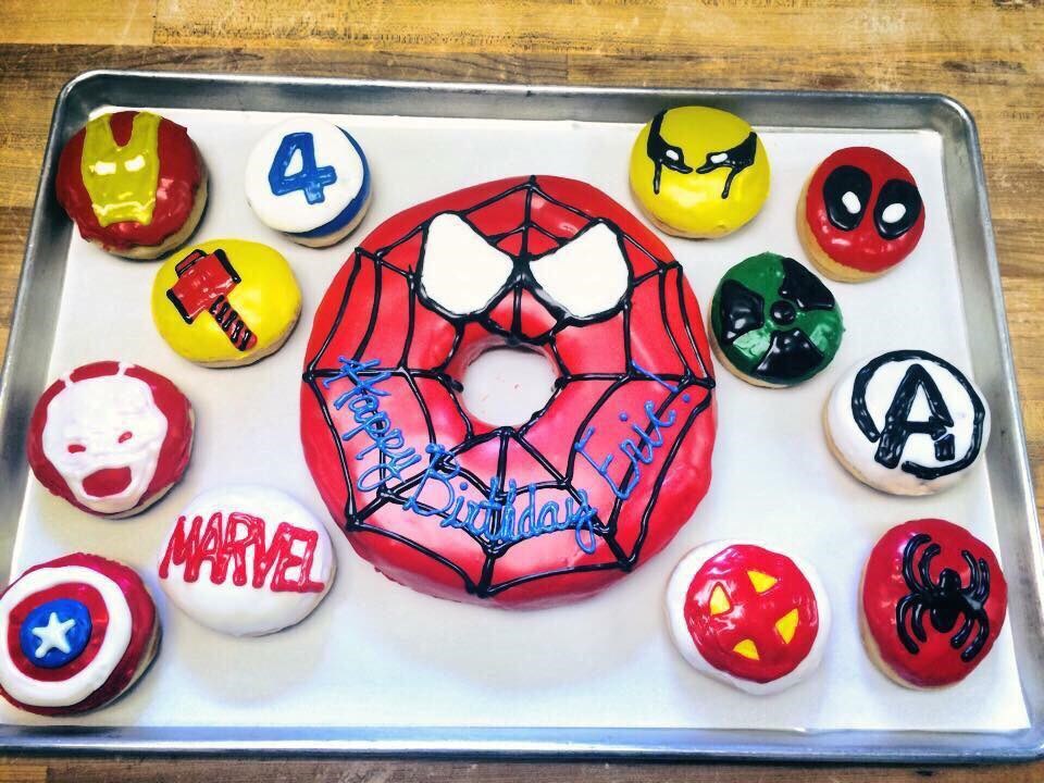 Hurts Donut Spiderman doughnut