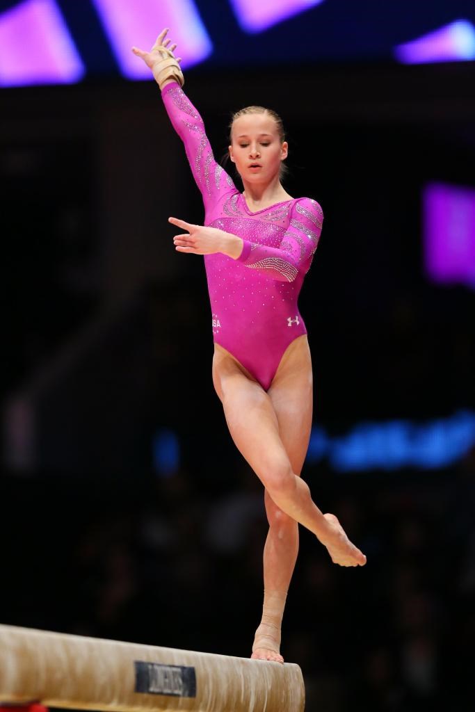 Madison Kocian of Plano World Olympics Gymnastics Academy