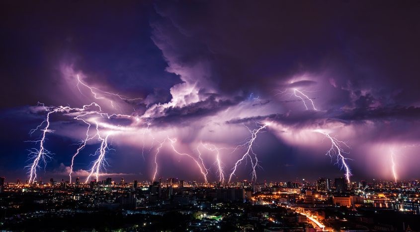 Severe thunderstorms in Plano