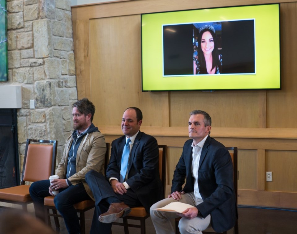 Kacey Musgraves sends a video message to the people in Plano at the TTMR line-up announcement. 