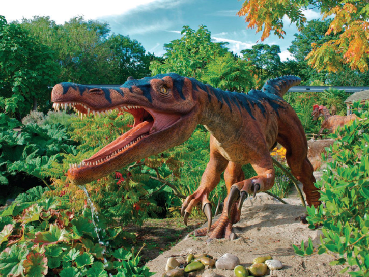 The dinosaur animatronics by Billings Productions are incredible. See more at the Dinosaur Company!