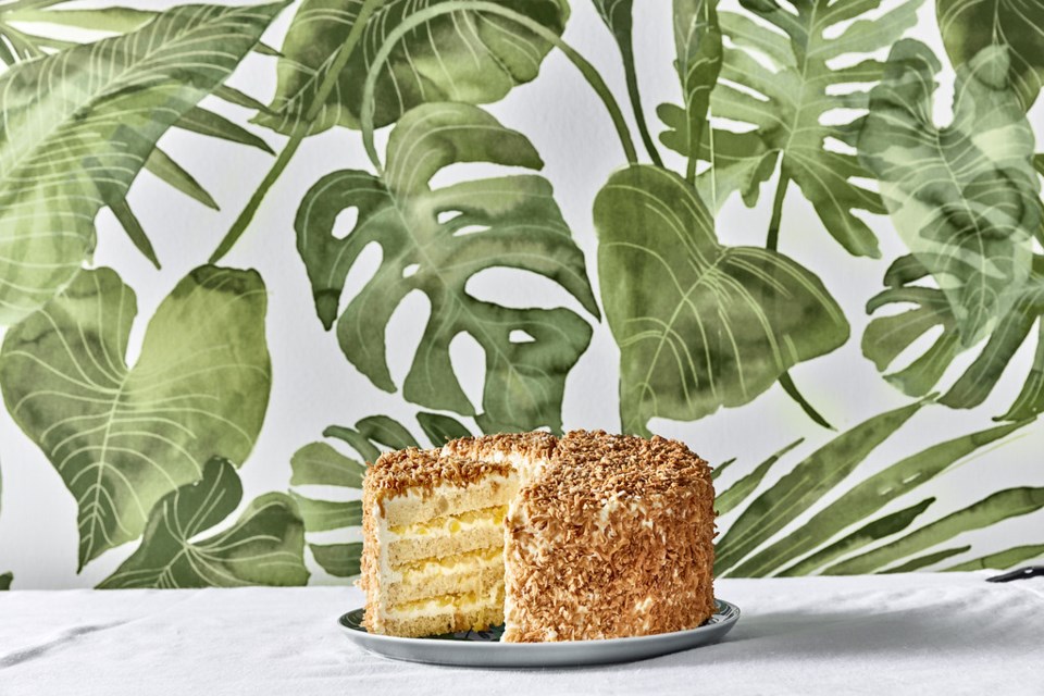 Tommy Bahama Pina Colada Cake, Legacy West, Plano, holiday gift