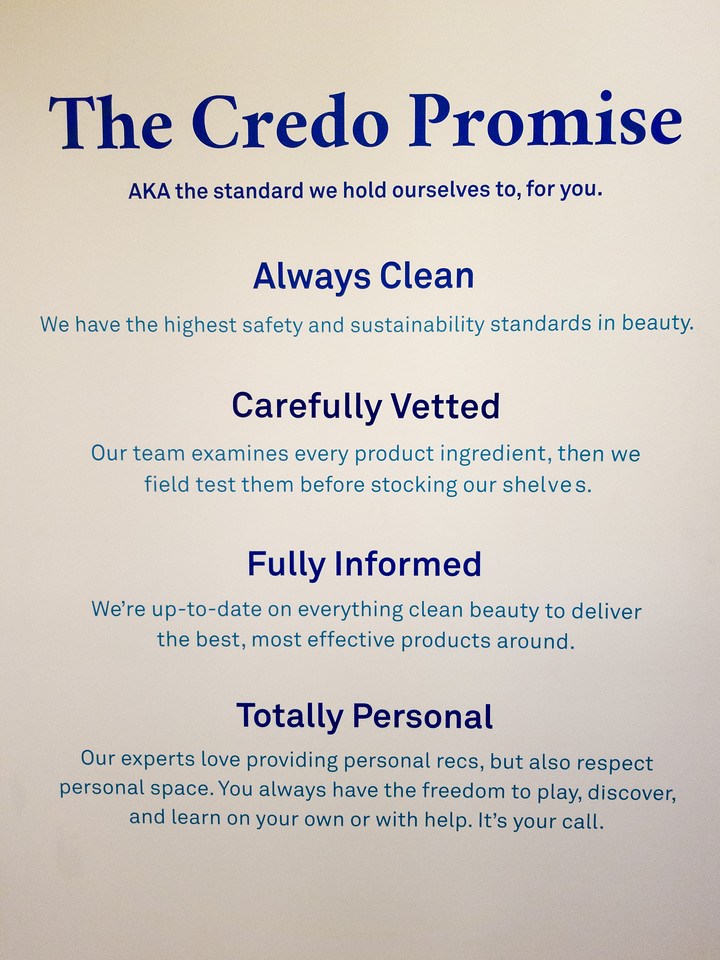 Credo Beauty Texas, Plano, Legacy West, clean beauty products, Tata Harper spa