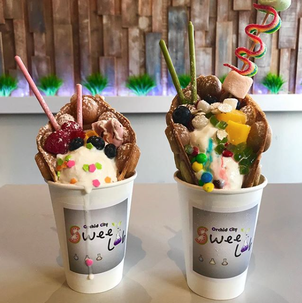 Sweet Lab, carrollton, ice cream, ice cream cloud, toppings, dallas