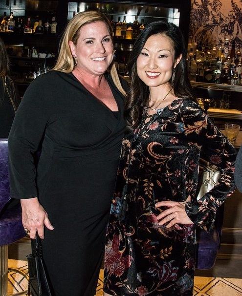 Justine Sweeney with Tammy Meinershagen at Toulouse Cafe & Bar, Legacy West plano, plano restaurant, plano profile