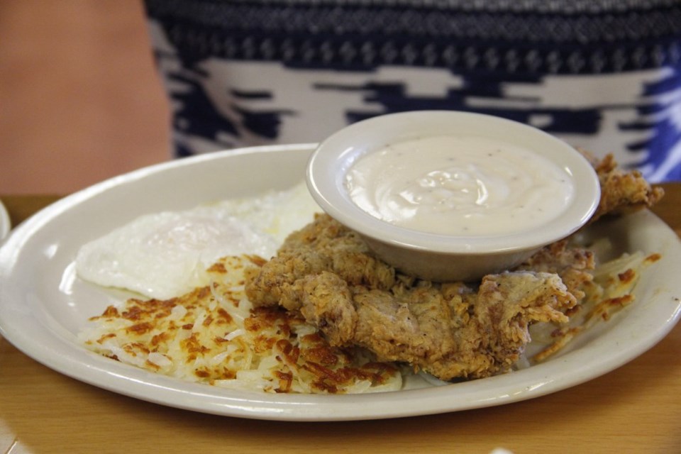 Chicken fried steak, RKII Cafe, Cleburne Texas