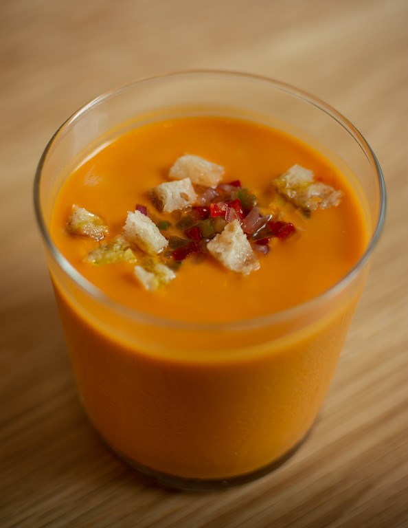 Gazpacho Andaluz, Legacy West, Bulla Gastrobar, Plano, spanish, tapas,