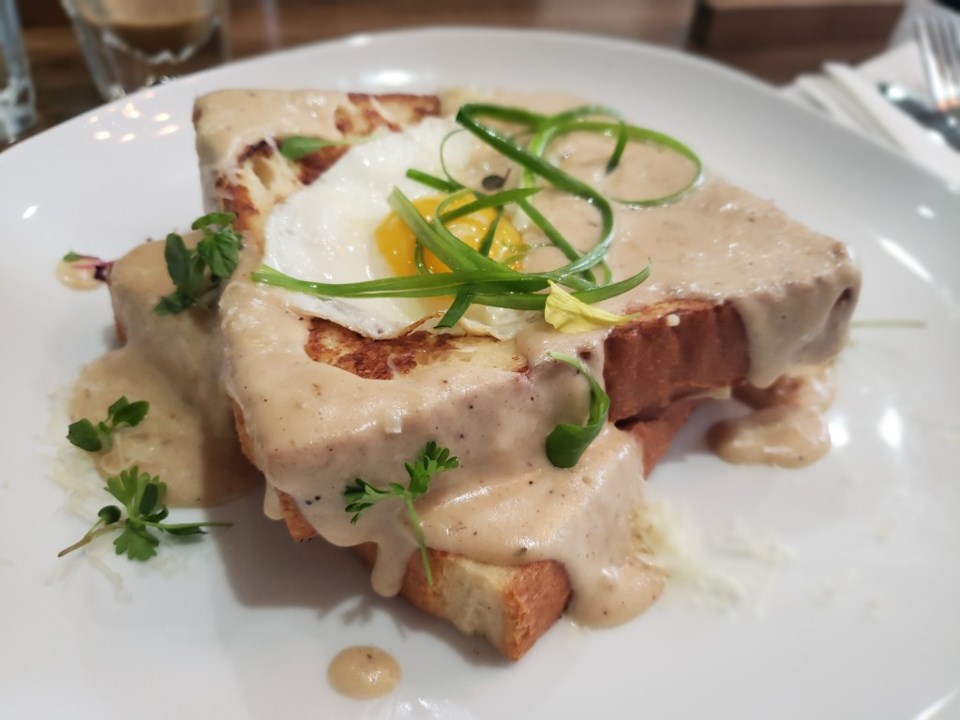 The Nest Cafe Frisco brunch croque madame