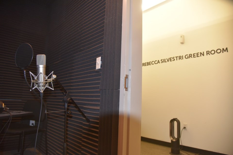 Rebecca Silvestri Green Room Legacy West Podcast studio