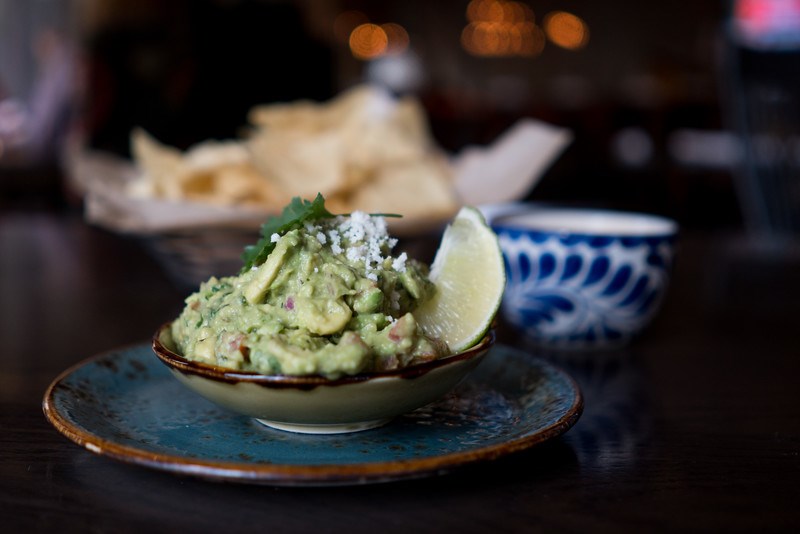 Guacamole, chips, Mexican Sugar, Front Burner Restaurants, Plano, Texas, The Shops at Legacy