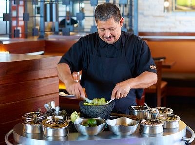 Tableside guacamole at Mi Dia from Scratch, Plano.