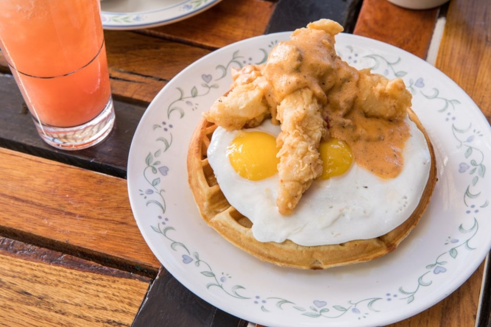 whiskey cake brunch