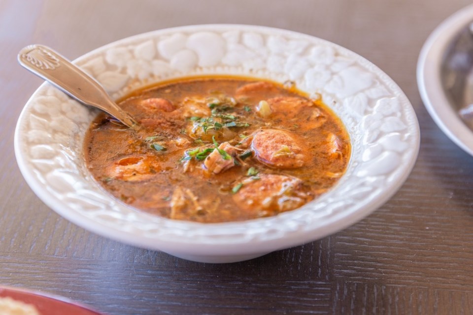 Gumbo Bowl at Bongo Beaux's in Celina, Texas