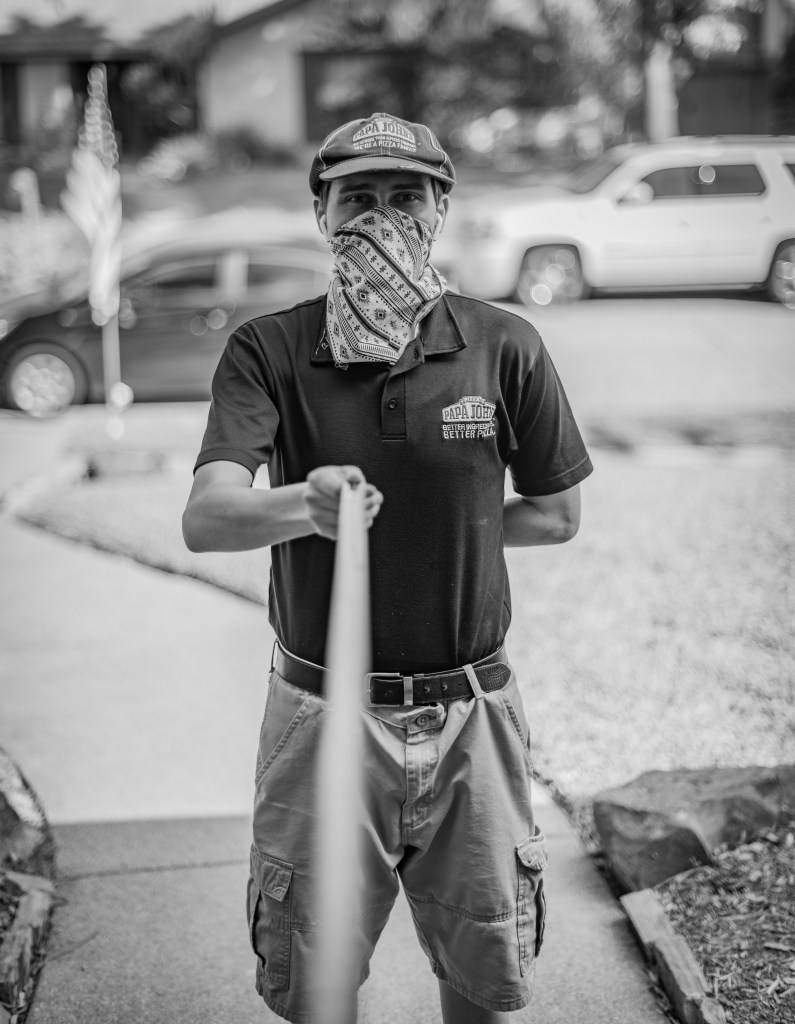 pizza delivery man