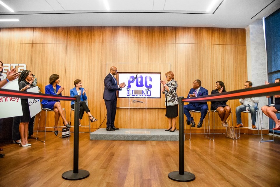 ribbon cutting at Paul Quinn College