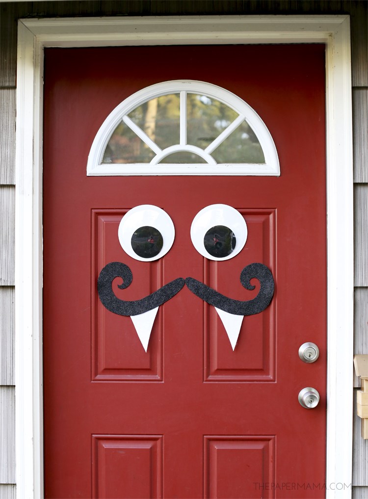 Monster Door Decor The Paper Mama