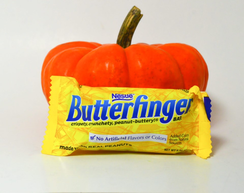 halloween homade butterfingers