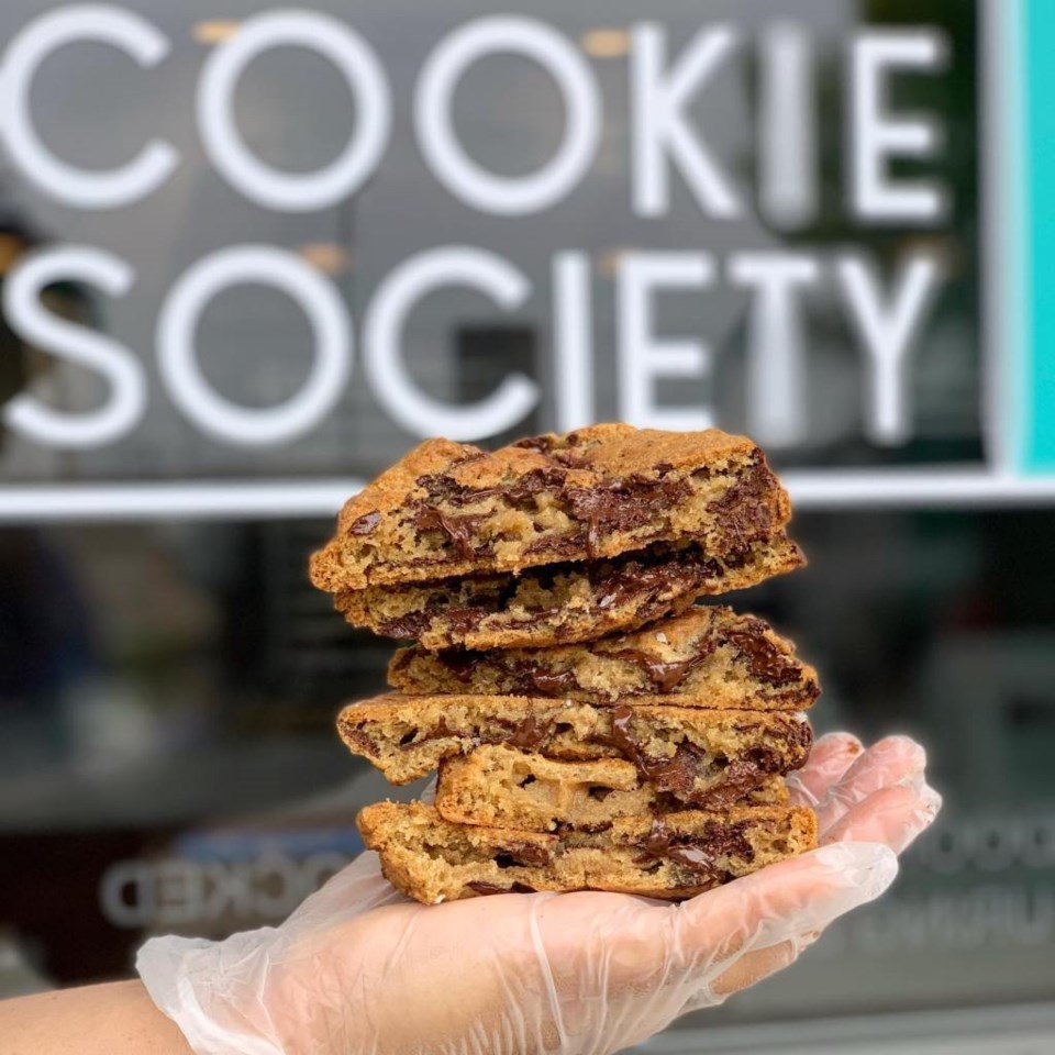 The Cookie Society Frisco, frisco cookies, frisco, chocolate chip cookies