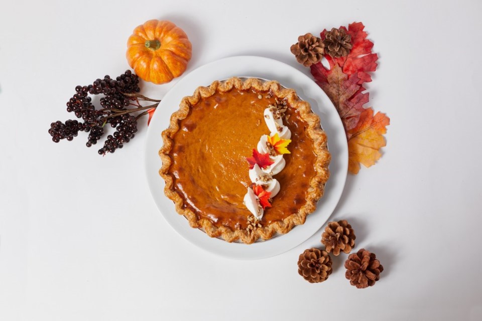 pre-order Thanksgiving bisous pumpkin pie
