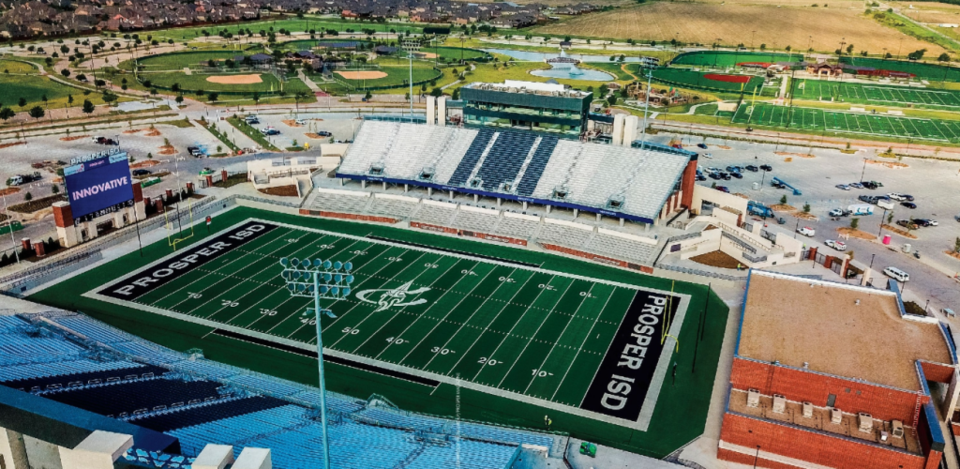 Prosper stadium COllin County population growth