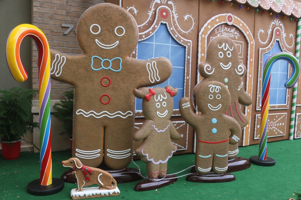 gingerbread village