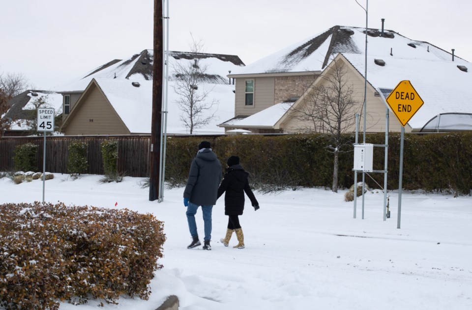 Mckinney,,Tx,Usa,-,February,17,,2021:,Street,View,Of