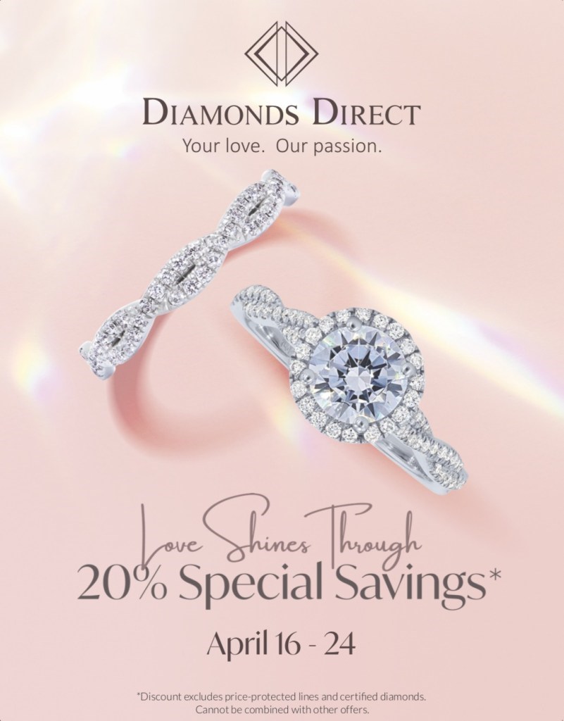 Diamonds direct 20 off sale clearance