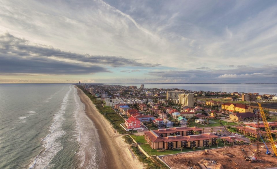 Aerial,View,Of,The,Texas,Gulf,Coast