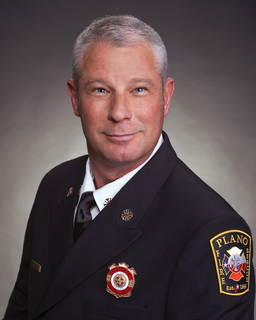 Plano Fire-Rescue Chief, Sam Greif, who has been appointed to serve as Chairman of the International Association of Fire Chiefs’ (IAFC) Terrorism and Homeland Security Committee.
