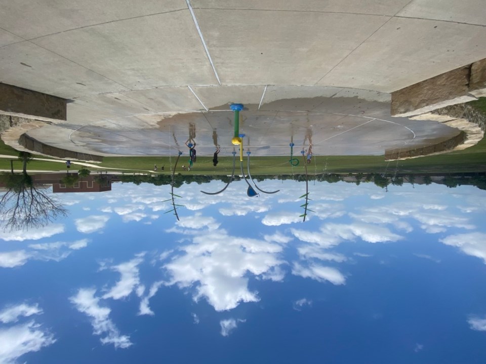 The John M Whisenant Park splash pad is one of these local splash pads open after Labor Day! 